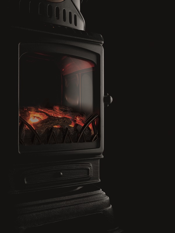 Provence Portable Gas Heater 3.4 kW - Matt Black - Terrasu0026Co