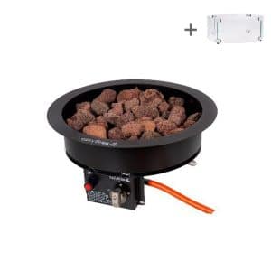 Fire pit insert kit | Table Fire | Black | 40.5 cm Ø | Easyfires
