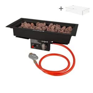 Fire pit insert kit | Table Fire | Black | 25×50 | Easyfires