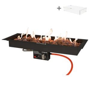 Fire pit insert kit | Table Fire | Black | 26×76 | Easyfires