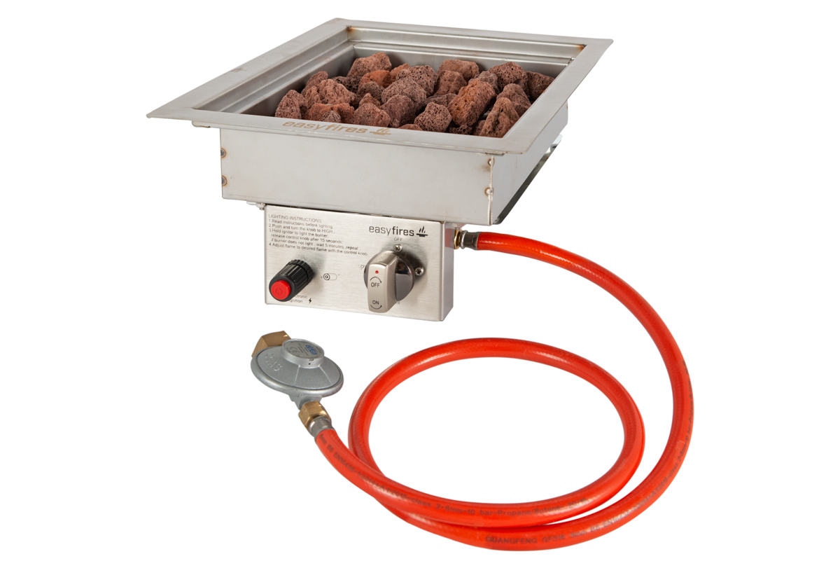 EasyFires Fire pit insert kit Flat 30×30 cm Terras & Co