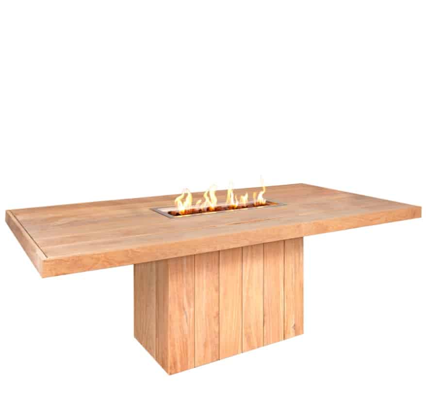 Fire Pit Dining Table For warmth and atmosphere Terras & Co