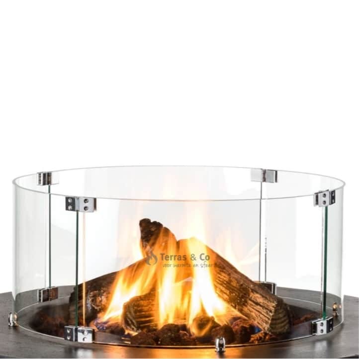 Glass Guard for round fire pits Happy Cocooning Terras & Co