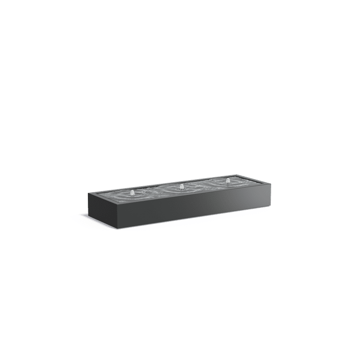 Water Table Aluminum Height 40 cm 300 x 100 cm Terras&Co