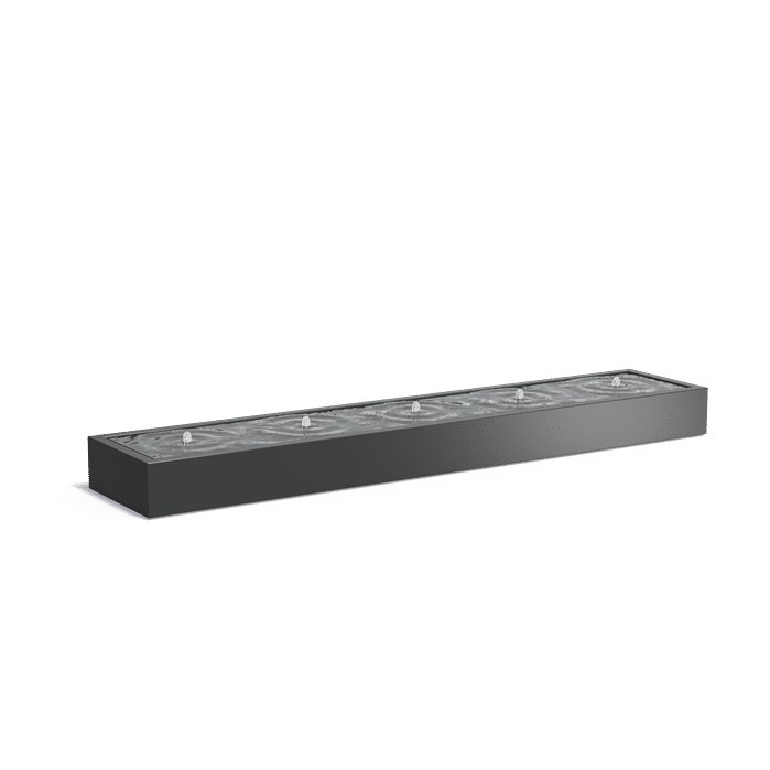 Water Table Aluminum Height 40 cm 500 x 100 cm Terras&Co