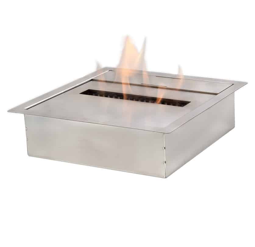 Bioethanol Fire pit insert Flat 29x29 cm EasyFires