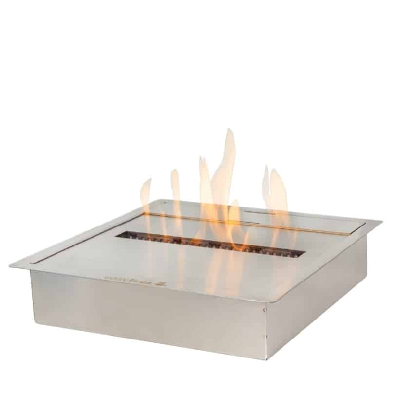 Bioethanol Fire pit insert Flat 37×37 cm EasyFires