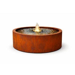 Enjoywater ronde watertafel cortenstaal 100 cm