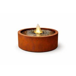 Enjoywater ronde watertafel cortenstaal 80 cm
